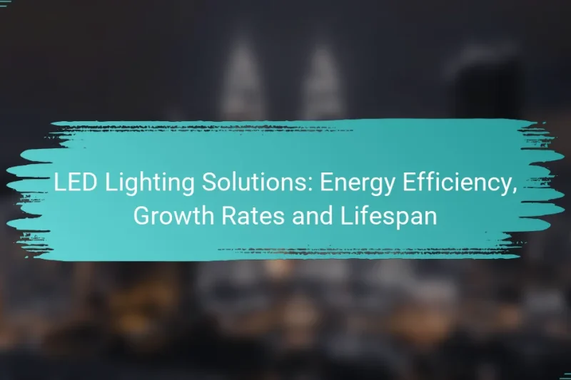 LED Lighting Solutions: Energy Efficiency, Growth Rates and Lifespan